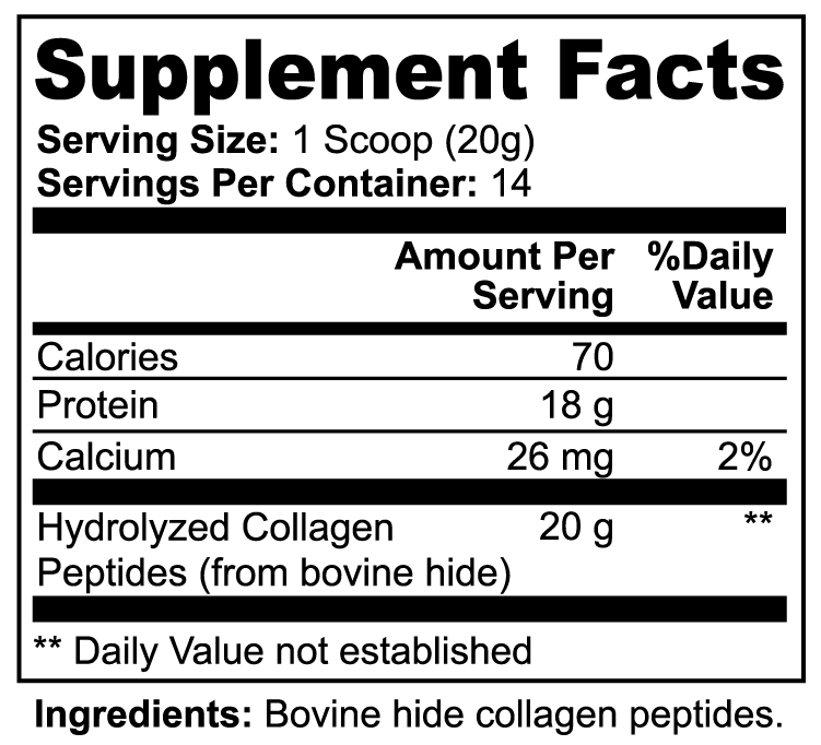Peptides de collagène hydrolisé